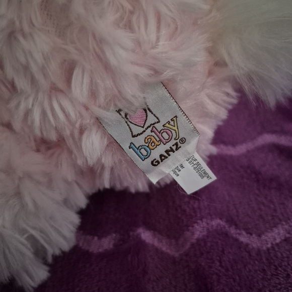 GANZ Baby Bellifuls Pink Plush Bunny Rabbit With Rattle - Picture 6 of 7